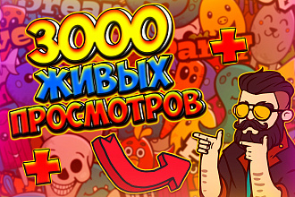 3000 качественных просмотров телеграм. Живые просмотры