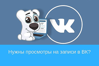12000 просмотров на записи в ВК