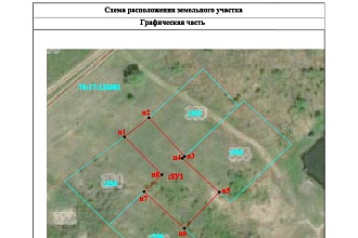 Подготовлю схему расположения земельного участка на кадастровой карте