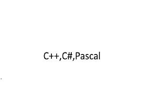 Программа C++, C#, Pascal