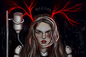 Портрет. компьютерная графика