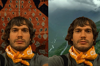 Заменю фон фотографии
