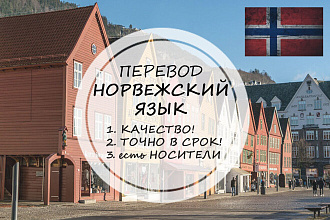 Качественно переведу с норвежского и на норвежский