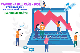 Трафик на сайт - 2000 посетителей