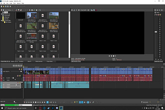 Монтаж видео ролика в Vegas Pro