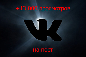 +13000 просмотров на запись