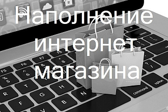 Качественно наполню интернет-магазин товарами