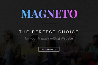 Magneto - новостная - журнальная multi concept Wordpress тема