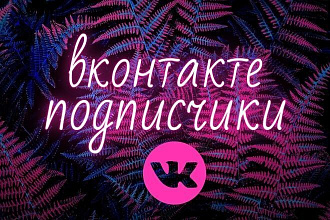600 подписчиков VK