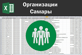 Соберу базу организаций Самары по любым отраслям