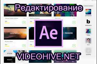 Внесу правки в проект Videohive