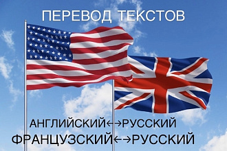 Качественный перевод с английского и французского на русский язык