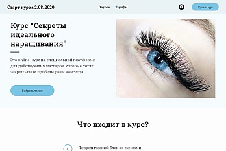 Лендинг, многостраничные сайты, небольшие интернет-магазины на Tilda
