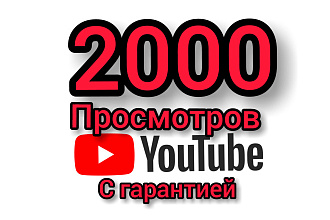 2000 эффективных просмотров с гарантией 60 дней