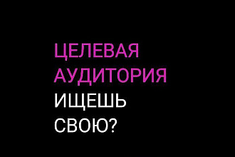Настройка таргетированой рекламы с дальнейшим анализом и стратегией