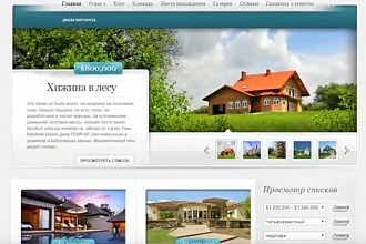 Премиум шаблон WordPress, для сайт недвижимости