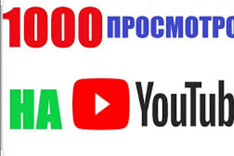 1000 просмотр на ютуб все реально