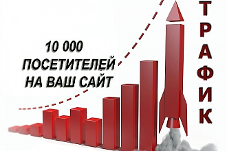 Привлеку 10000 уникальных посетителей на ваш сайт за 500 рублей