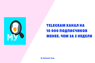 Создам для вас телеграм канал с 10000 тысячами подписчиками