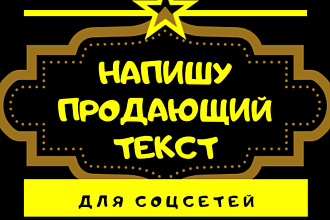 Напишу продающий текст для вашего поста Инстаграм