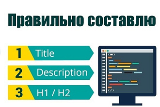 Пропишу мета теги - Title, Description, Keywords