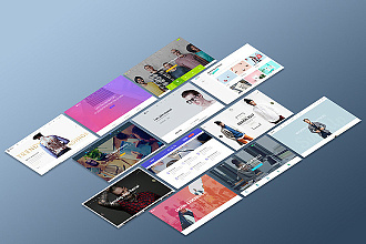 Разработаю Landing Page до 6 смысловых блоков
