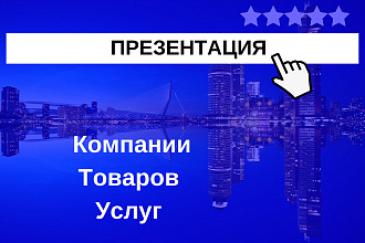 Составлю текст для Презентации компании, товаров и услуг
