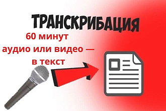 Качественно переведу аудио или видео файл в текстовый документ