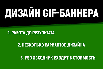 Сделаю gif-баннеры