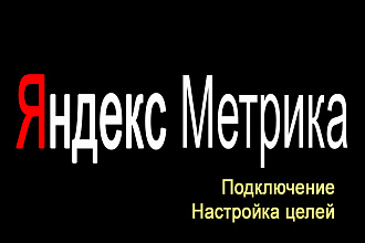 Подключу Яндекс. Метрику, настрою цели
