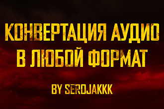Конвертация аудио-файлов в любой удобный для Вас формат