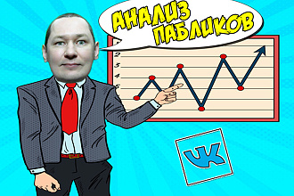 Анализ пабликов и групп ВКонтакте