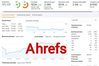 Ahrefs - выгружу бэклинки до 20 доменов