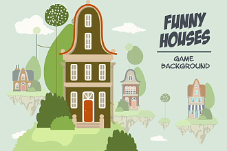 Векторная графика для игры в стиле Flat