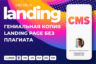 Гениальная копия Landing Page без плагиата