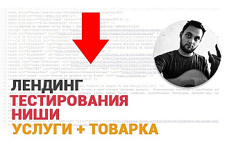 Лендинг для теста ниши
