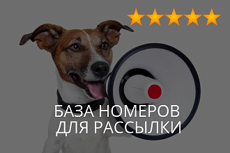Парсинг номеров для рассылки, экспорт контактов