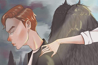 Нарисую персонажа портрет,в полный рост без фона