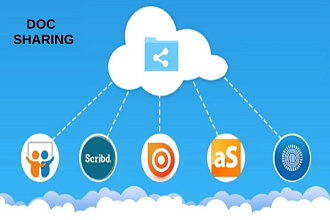 Вручную загружу PDF файл или статью на ТОП 10 doc sharing сайтов