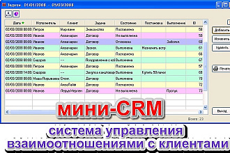 Создам мини-CRM в google таблице