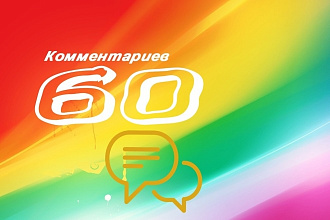 60 комментариев за 500 руб