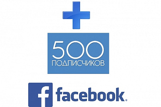500 живых подписчиков на паблик FanPage в Фейсбук