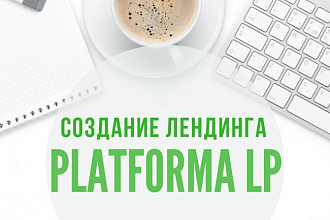 Создание 1 лендинга на Платформа LP
