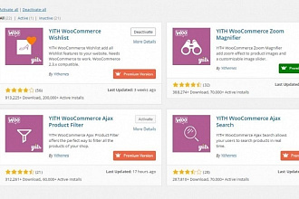 YITH WooCommerce - сборник премиум плагинов WordPress + БОНУС