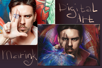 Портрет по фото - digital art