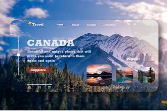 Создам дизайн Landing page