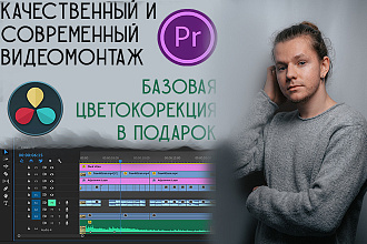 Монтаж и обработка видео любой сложности и любой тематики
