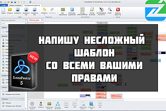 Недорого напишу простой шаблон на Зеннопостере