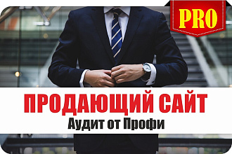 Продающий сайт - Аудит сайта от Профи, оценка анализ проверка лендинга