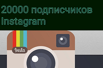 20000 подписчиков Instagram